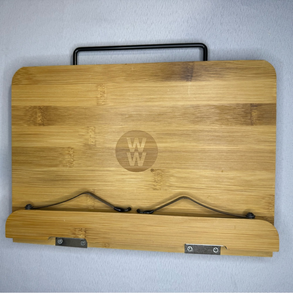 3/$15* Bamboo Book/Cookbook HolderAdjustable Stand For Kitchen/Office 11x8 - New - Picture 5 of 10